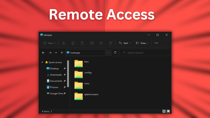 Remotely access Retropie from PC