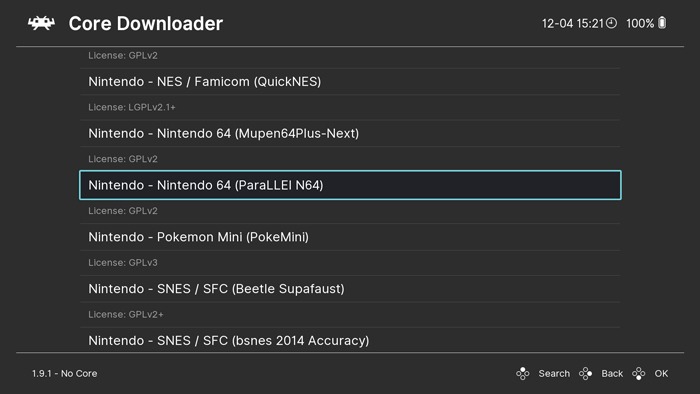 download the n64 core