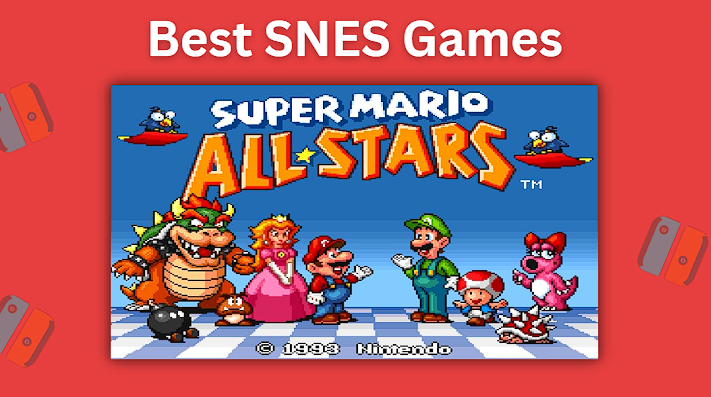 Super Mario All Stars on the SNES.