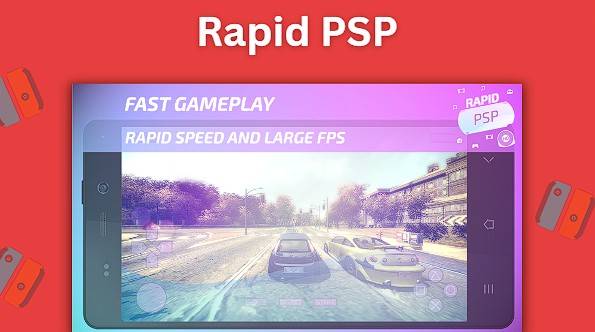 The Rapid PSP emulator screenshot from their Google Play Store listing.