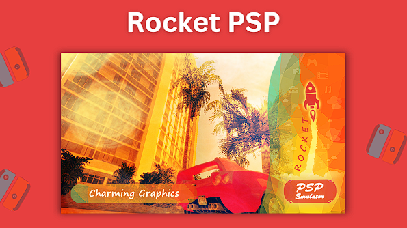 The Rocket PSP emulator screenshot from their Google Play Store listing.