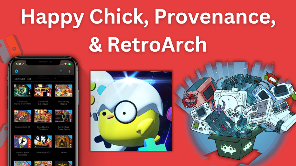 Happy Check, Provenance, and the RetroArch emulator for iOS