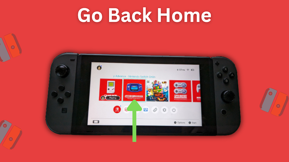 Head back to the Switch's Home screen