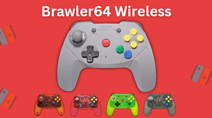 The Brawler64 Wireless is the best N64 controller