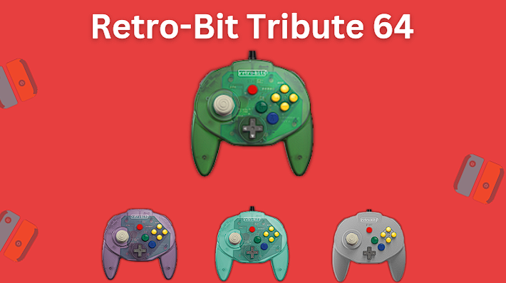 The Retro-Bit Tribute 64 controller