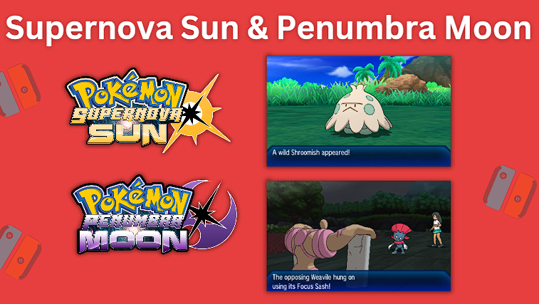 Pokemon Supernova Sun and Penumbra Moon screenshots