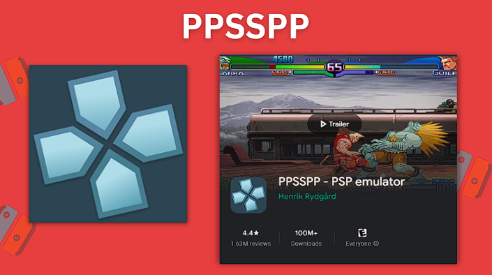The PPSSPP PSP emulator Android app is the best you can install for your phone or tablet