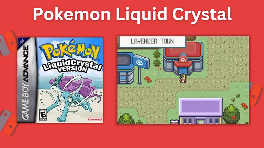 Pokemon Liquid Crystal boxart and screenshot