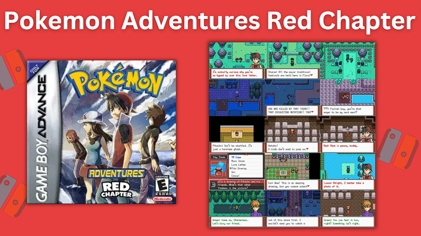 Pokemon Adventures Red Chapter boxart and screenshot