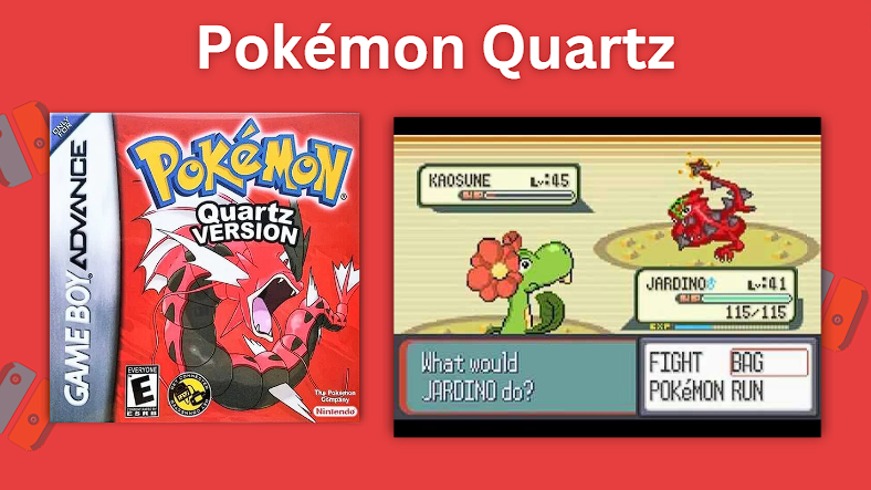 Pokemon Quartz gameplay and boxart
