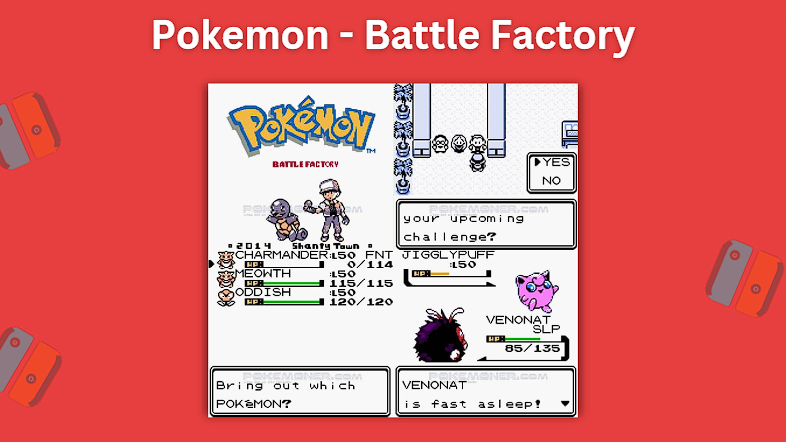 Pokemon Battle - Factory gameplay