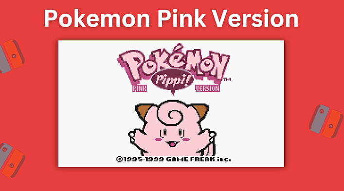 Pokemon Pink version title screen