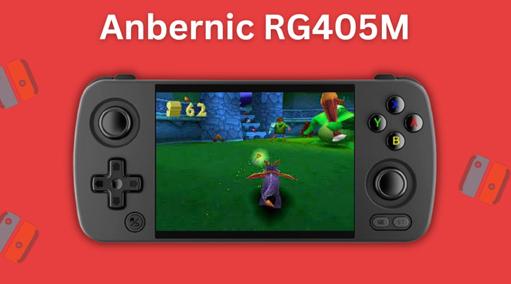 The Anbernic RG405M handheld device