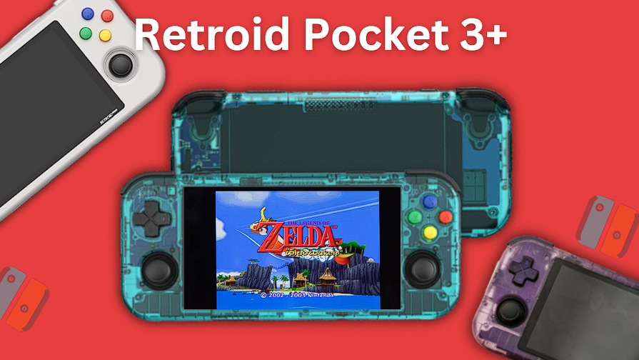 The Retroid Pocket 3+ handheld emulator